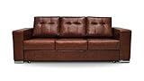 Wir geben Ihnen die Möglichkeit, dieses Sofa in Ihrer eigenen Konfiguration zu bestellen . Wir produzieren dieses Sofa nur für Ihren speziellen Wunsch ! Sie können das Sofa bestellen genau das gleiche wie auf den Bildern, oder Sie können wählen: ***Lederfarbe ***Füße aus Edelstahl in Chrom oder Massivholz.