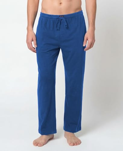 Image of Andrew Scott Men's Cotton Lounge Pants | Sleep Pajama Bottoms| Multi Packs | Drawstring & Pockets