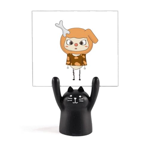 Memo holder chat noir cadeau mignon pour collègue de bureau