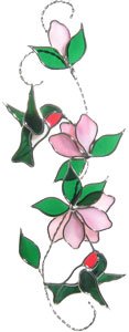 Pre-Cut Hummingbirds Scroll Kit-image-29