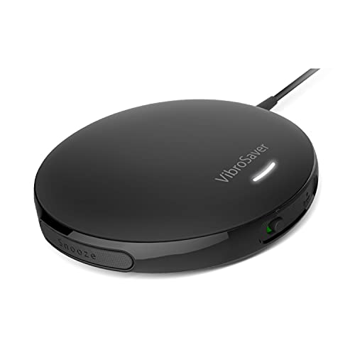 VibroSaver Extremely Strong Vibration Bed Shaker Smart Wi-Fi Alarm Clock with Multiple Alarm & Vibration Settings, Immediate Remote Vibration & Voice Control; For Heavy Sleepers, Deaf People & Seniors