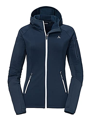 Schöffel Damen Fleece Hoody Lodron L, atmungsaktiver Fleece Pullover mit...