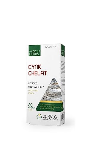 Medica Herbs produit de soin Zenc Chelate 15Mg, Immune System Support pour Strong Bones et Muscles