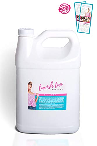 Best Organic Airbrush Spray Tan Solution - (128oz)