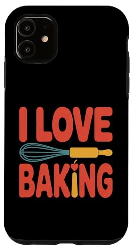 I Love BakingAĊ ˖_ L[gȃfUC X}zP[X iPhone 11 p