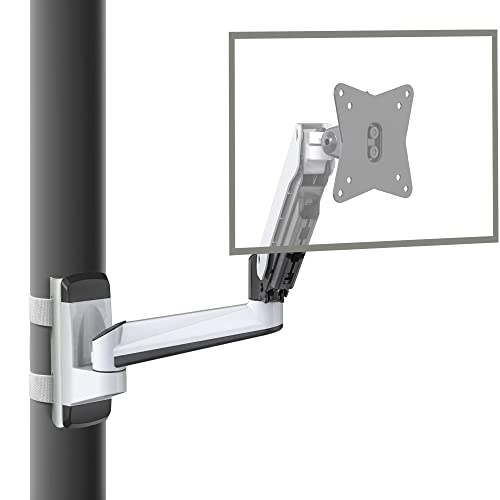 Soporte de monitor sin taladro CondoMounts de resorte de gas para optimizar bancos de trabajo