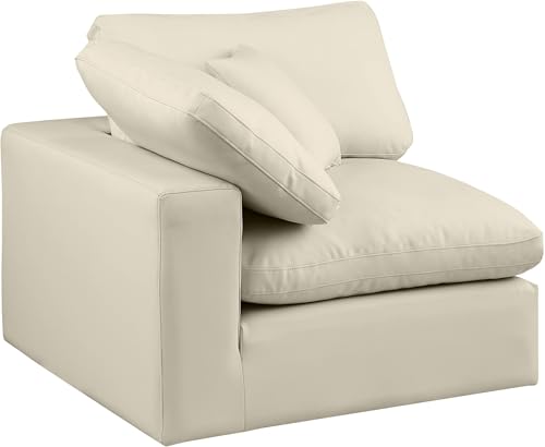 Sillón Esquinero Cremoso Piel Vegana miniatura 5