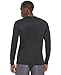 Calvin Klein Men's Standard Light Weight Quick Dry Long Sleeve 40+ UPF Protection Active Top, Black, Medium