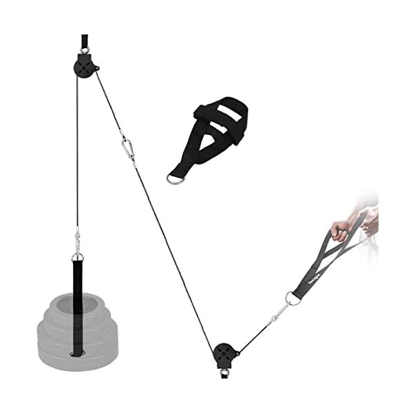 Yes4All-Weight-Plate-Loading-Pin-1-inch-and-2-inch-Fitness-LAT-Cable-Pulley-System-Gym-Heavy-Duty-Gym-Equipment-For-Home-with-Tricep-Rope-Cable-Attachment Yes4All Weight Plate Loading Pin 1 inch and 2 inch, Fitness LAT Cable Pulley System Gym, Heavy Duty Gym Equipment for Home with Tricep Rope Cable Attachment