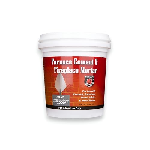 MEECO'S RED DEVIL 1353 Furnace Cement and Fireplace Mortar