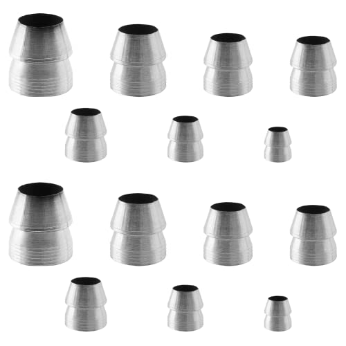 Biaungdo 14 Pcs Safety Round Handle Wedges Hammer Handle, Concial Handle Metal Wedges, Mauls Handle Wedge Kit for Hammer Axe Claw Sledge Handle(0.31, 0.39, 0.47, 0.55, 0.63, 0.71, 0.78)