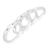 IGTOPS Set di 4 anelli di centraggio per auto, in lega di alluminio, distanziatori (73,1 – 60,1 mm) #3