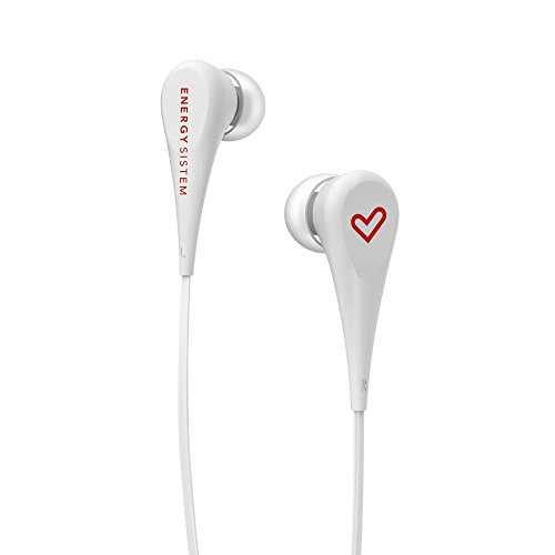 Image of Energy Sistem Style 1 - Comfortable and Lightweight Earphones - Rubber Finish - 120cm Cable - Flat Design - White