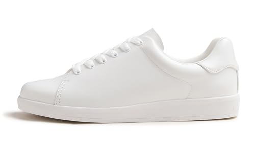 Women's Featured PU Leather Colorful Lace-Up Sneaker4