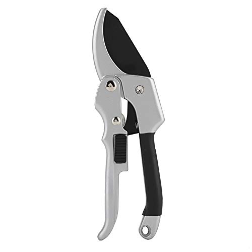 Pruning Shears-Garden Pruning Shear Labor-Saving Scissors Fruit Tree Bonsai Grafting Gardening Pruner Tool (Color : Silver)