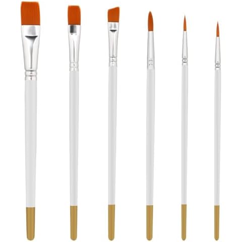 6Pcs Food Safe Cake Painting Brushes Cover