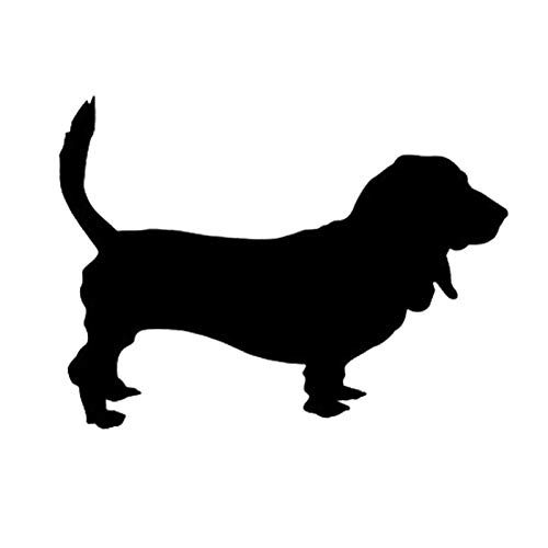 GADGETS WRAP Wall Decal Vinyl Sticker Wall Decoration - Basset Hound Dog