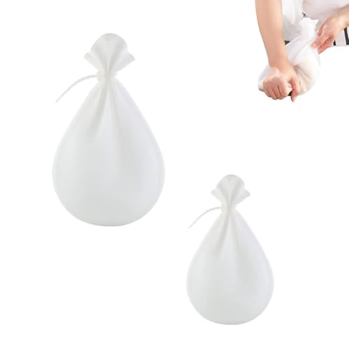 2 Pezzi Sacchetti per Impastare in Silicone, Borsa Per Impastare, Sacchetti per Impastare Antiaderenti, Borsa Per Impastare Pasta Di Silicone, per Pane, Pasticceria, Torte, Biscotti, Salumi, Pizza