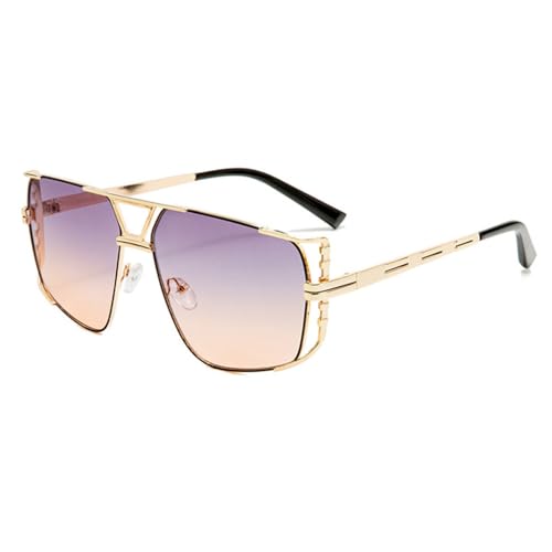 Lunettes de soleil vintage steampunk hommes et femmes avec verres transparents rétro anti-reflets