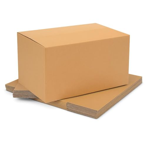 Image of BonKaso 3 Ply Brown Corrugated Packaging Packaging Box Size:15x11x9 inch, Pack of 50