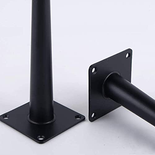 ACUIPP Set of 4Niture Legs ? Sofa Leg Tilt/Straight Tapered Legs Replacement Legsniture Legsniture Legs for Sofa Coffee Table Cabinet/Black Straight Tapered/12Cm