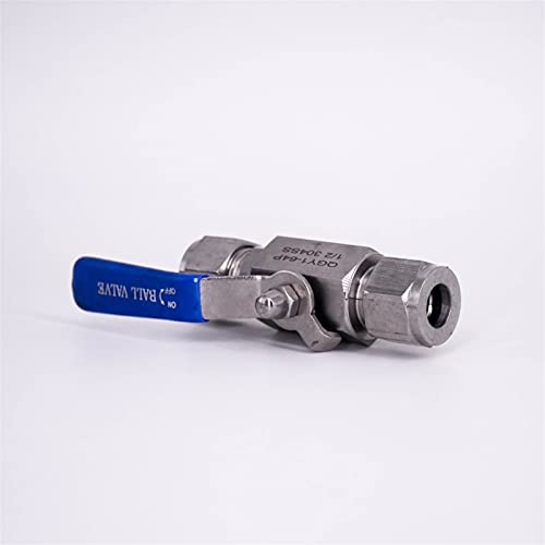 Robinet sphérique haute précision en acier inoxydable SS304 compression 8mm - 5