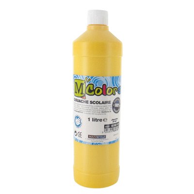 Majuscule-gouache Liquide Jaune D'or - Flacon 1l [Jouet]