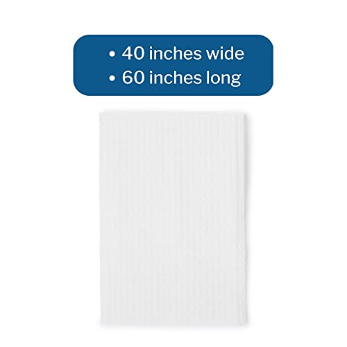mckesson drape sheets 100 count disposable sheet for bed massage exam medical 2-ply tissue latex-free 40 x 60 in white