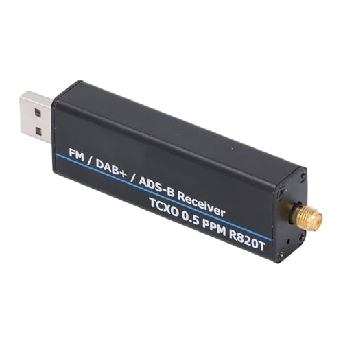 Odbiornik SDR RTL2832U R820T2 100 KHz-1766 MHz TCXO 0,5 PPM Aluminium USB