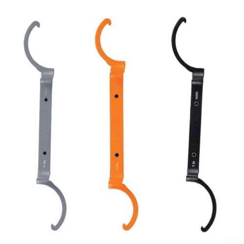 Floweringbeter Juego de llaves de contratuerca de 3 piezas para uso de conductos, esenciales para apretar tuercas de seguridad con facilidad