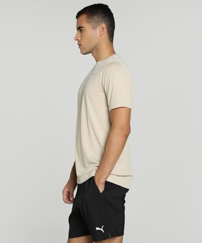Image of Puma Men Polyester Solid Regular Fit T-Shirt
