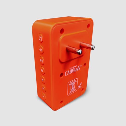 Image of Saregama Carvaan Bhakti Plug Play Devotional Music Player - Pre-Loaded with 25 Mantras and Chalisa | Bluetooth Connectivity (Devotional Orange)