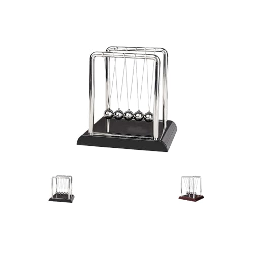 LIVIAニュートン振り子 ニュートンのゆりかご 振り子 物理学振り子 永久運動 ふりこ 鉄球 ステンレス ゆりかごボール 衝撃玉 磁気 ストレス解消 オフィス ニュートンのゆりかご カチカチ玉 衝突球 物理学振り子 知育・学習玩具 部屋装飾 インテリア