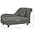 Keyur Pet Sofa, Dog Sofa Couch Dog Settee Dog Cat Bed Lounger Dog Sofa with Pillow Dark Grey 83x44x44 cm Plush