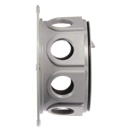 Caja de empalme Super 50, 8 terminales, plástico gris/negro miniatura 2