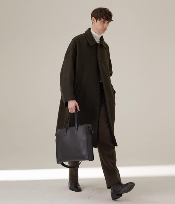 Messenger Bag for Men –Vegan Leather Laptop Horizontal Bag for Women Fits 16In Laptop – Crossbody Bag Men Shoulder Bag with Shoulder Strap - Image 3