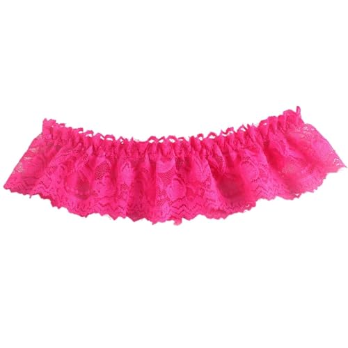Podwiązki ślubne dla panny młodej, 3 pcs Lace Wedding Garter Multicolor One Size Fits XS-M(Color20)