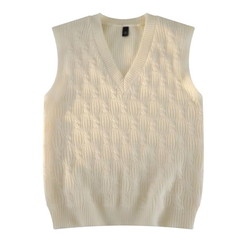 Autumn/Winter College Vest Ins Korean Casual Sweater Top Sleeveless V-Neck Sweater Men's Vest