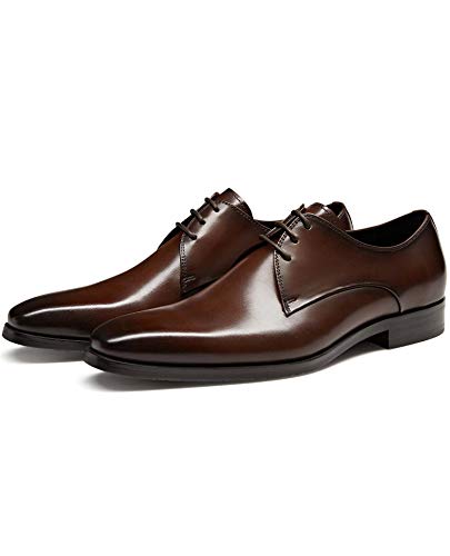 Image of Mens Oxford Shoes Genuine Leather Dress Shoes