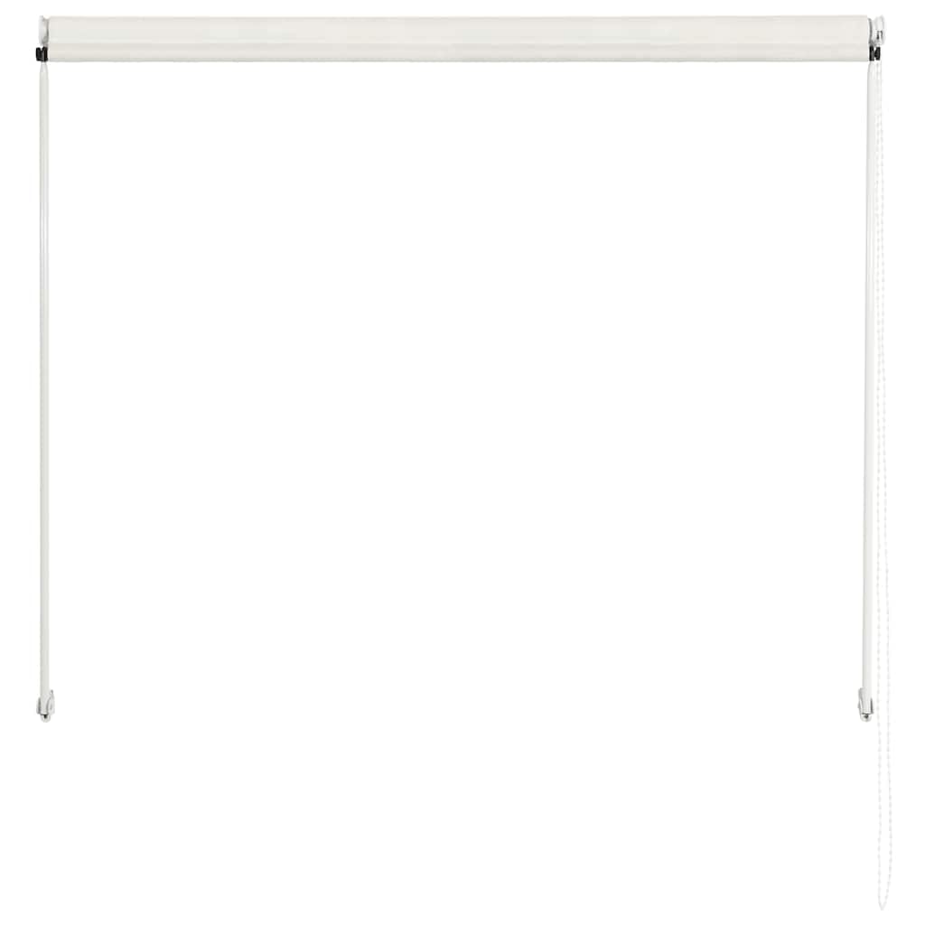 vidaXL Toldo de Funcionamiento con Manivela Manual Retráctil de Patio Lona Parasol de Porche Jardín Sombra Exterior Terraza 100x150 cm Color Crema