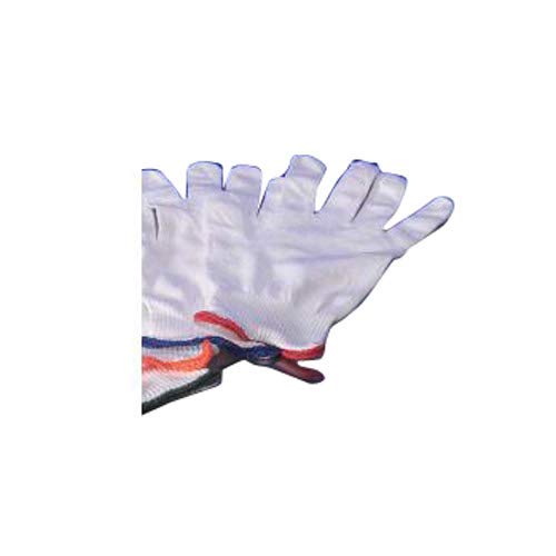 Berkshire BGL3.20L Polyester BCR Full-Finger Glove Liner, Large, Blue (Pack of 200)