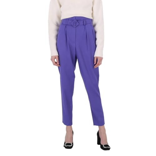 Moschino Ladies Purple Straight Leg Trousers, Brand Size 38 (US Size 4)