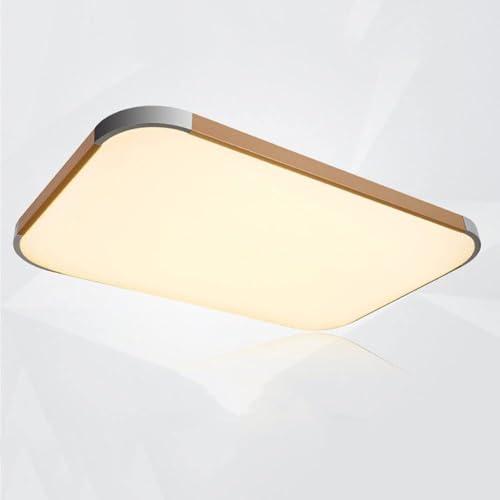 LYOUAE Lámpara Techo LED Rectangular Minimalista Moderna, Plafón Acrílico