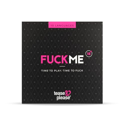 Tease & Please FuckMe Game (10 Sprachen) - Spiele für Erwachsene zum Ausprobieren neuer Sexstellungen mit inkludierten Attributen - Erotische Spiele für etwas Spaß im Schlafzimmer für Erwachsene