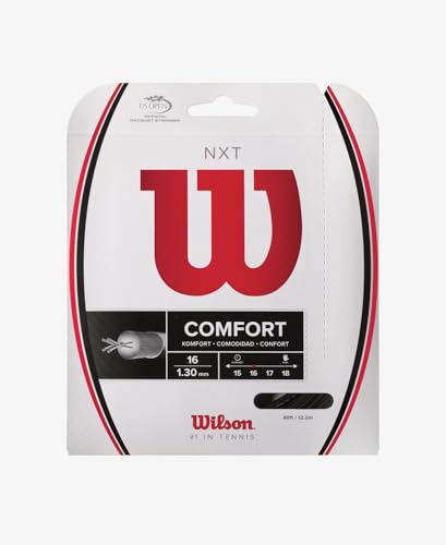 Just Tennis Wilson NXT String Set (All 2024 Styles & Colors) (NXT 16g(1.30mm) - Black)