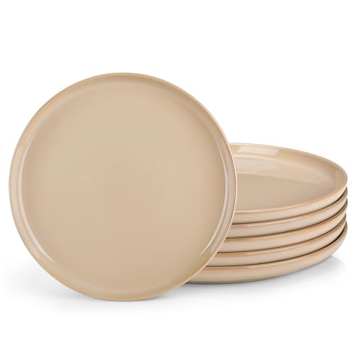 vancasso Speiseteller 6er Set 26cm, PLAYA Steingut Essteller Set 6 Personen Modern, Große Teller Set Braun für Frühstücksteller, Dessertteller, Flache Teller, Mikrowellen und Spülmaschinenfest vancasso Speiseteller 6er Set 26cm, PLAYA Steingut Essteller Set 6 Personen Modern, Große Teller Set Braun für Frühstücksteller, Dessertteller, Flache Teller, Mikrowellen und Spülmaschinenfest
