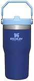 Stanley IceFlow Stainless Steel Tumbler - Vacuum Insulated Water Bottle for Home, Office or Car - Reusable Cup with Straw Leakproof Flip - Cold for 12 Hours or Iced for 2 Days (Lapis)