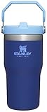 Stanley IceFlow Stainless Steel Tumbler - Vacuum Insulated Water Bottle for Home, Office or Car Reusable Cup with Straw Leak Resistant Flip Cold for 12 Hours or Iced for 2 Days, Lapis, 20OZ