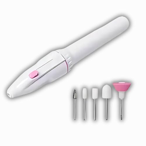 Lixa de Unhas Elétrica Sem Fio Profissional - Duas Pilhas AA