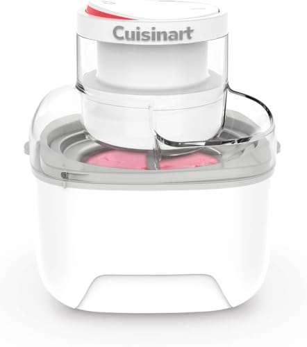 Image of Cuisinart Solo Scoops Ice Cream Maker | Homemade Gelato & Ice cream machine in 25 Mins | Sorbet Maker | Frozen Yogurt Maker | Compact, space saving | 475ml churning bowl | ICEM10